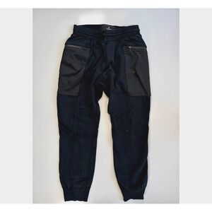 REIGNING CHAMP Heavyweight Dual Cargo Pocket Jogger Pant Mens Small Black